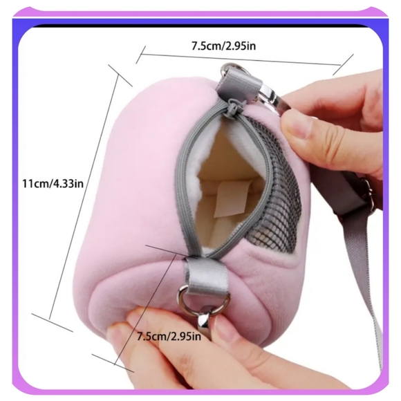 Small pet, hamster, mouse bundle hamster carrier, bed, water bottle & grabber - Picture 10 of 12